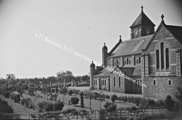 GARDENS AROUND THE CHURCH FROM CONVENT WINDOWS